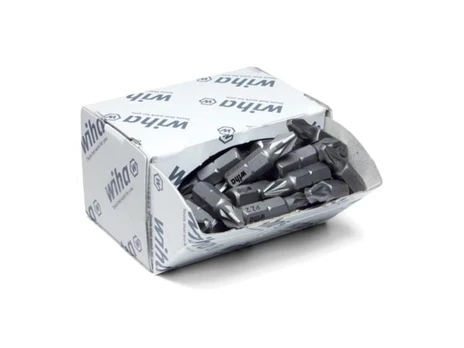 Wiha Bit set Standard 25 mm Phillips (PH2), 50-pcs. in bulk pack, 1/4" (08048)