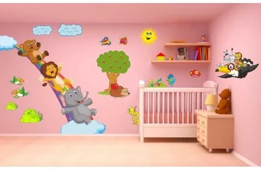 Lipdukas vaikams "Linksmoji vaivorykštė"