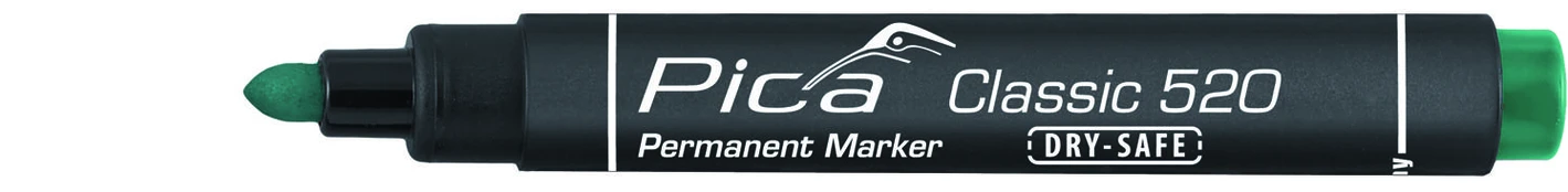 PICA MARKER CLASSIC Žalias OKRĄGŁY