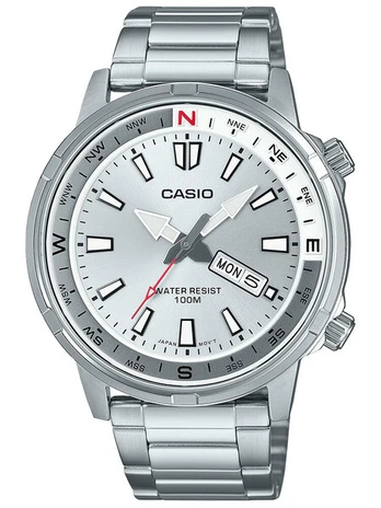 Vyriškas laikrodis Casio, sidabrinis