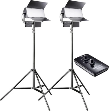 Walimex Pro Walimex studijinė lempa Sirius 160 D-LED Basic 2 studijos lempos (21042)