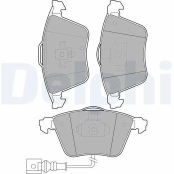 DELPHI LP1921 Brake pad set