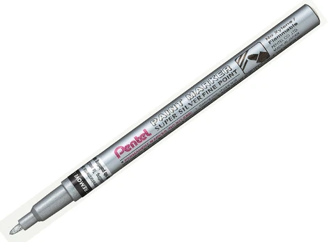 PENTEL Paint Marker žymeklis, 2,9 mm, sidabrinis, vnt.