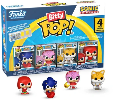 Funko Blister 4 figures Bitty POP Sonic The Hedgehog