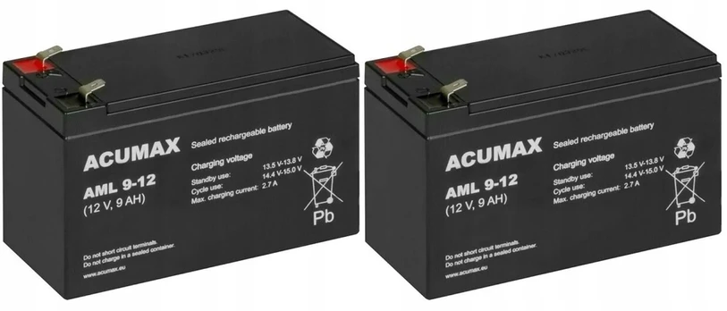 Rbc48 akumuliatorių rinkinys, baterijų paketas Ups Apc 2x Aml 9-12