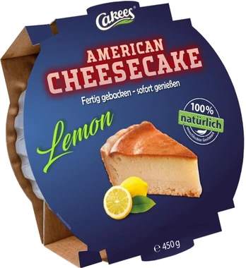 Cakees American Lemon Cheesecake 450g