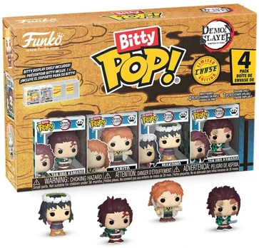 Funko Blister 4 figures Bitty POP Demon Slayer Tanjiro