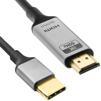 USB-C 3.1 HDMI 8K kabelis Spacetronik KCH- SPA020_V3