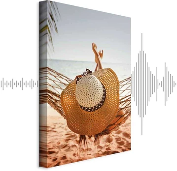 Artgeist Paveikslas - Hammock on the Beach (1 Part) Vertical
