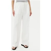 Tommy Hilfiger Medžiaginės kelnės WW0WW47214 Balta Regular Fit