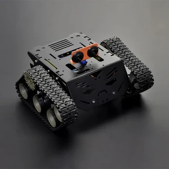 DFRobot Devastator - Vikšrinis robotas su metaliniais varikliais