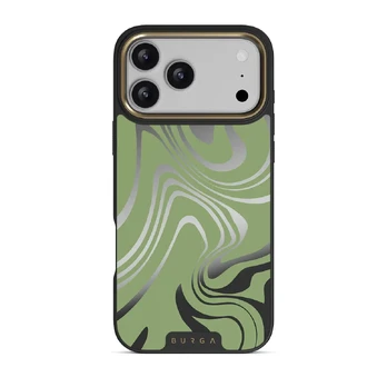 Funky Sensation - iPhone 17 Pro Max Case, Elite Mirror (MagSafe) / Gold