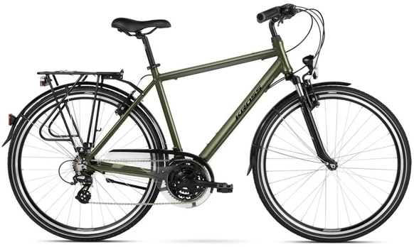Dviratis turistinis Kross Trans 2.0, 28 ", M rėmas, juoda sp./chaki sp.