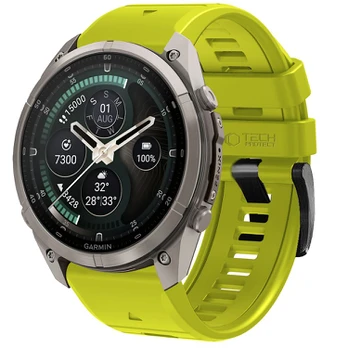 TECH-PROTECT silikoninis GARMIN FENIX 5 / 6 / 6 PRO / 7 / 8 / 8 PRO / E / 9 / 9 PRO (51 MM) VOLT LIME