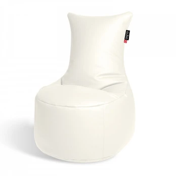 Sėdmaišis Qubo™ Muff, dirbtinė oda, kreminis
