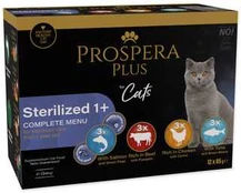 Prospera Plus Cat Sterilised 1+ Kapsičky Multipack 12x 85g