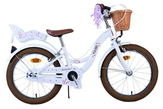 Vaikiškas dviratis Volare Blossom, 18", baltas