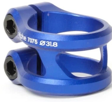 Užveržėjas Ethic Sylphe Double Clamp 31.8 Blue