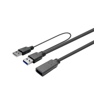 Kabelis Vivolink USB 3.0, USB A female, 3 m, juoda
