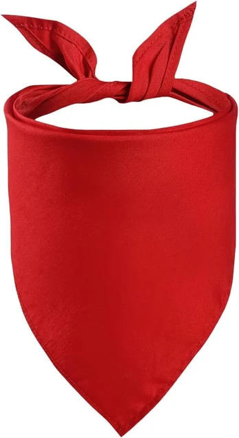 Petitebelle paprasta raudona šuns bandana - medium