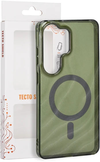 Dėklas Telforceone Tecto Shield Desert Mag case for Samsung Galaxy S26 Ultra dark olive
