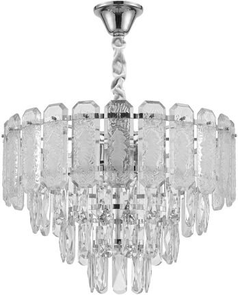 Toolight Krištolinis pakabinamas šviestuvas SWE087-CP 40cm CHROME