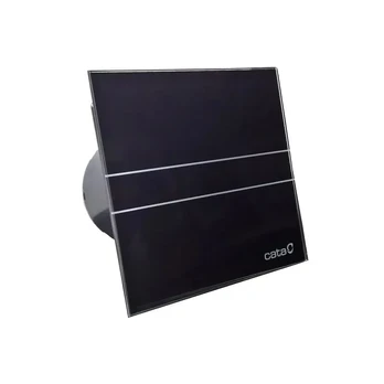 Sapho Cata E - Ašinis vonios ventiliatorius E-100 GBT, su laikmačiu, juodas 00900502
