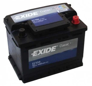 Akumuliatorius EXIDE 55 Ah 460 A EN 12V