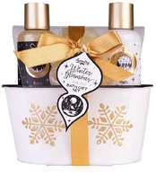 Accentra Winter Glamour bath care gift set in a tin bucket kaina