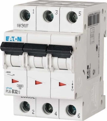 Eaton PL6-D32/3 SROVĖS PERTRAUKIS 6KA