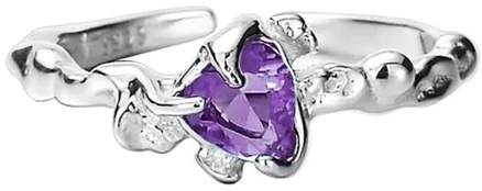 Sidabrinis žiedas Violet