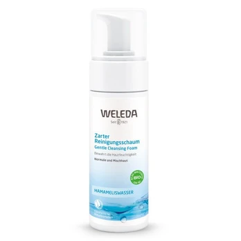Valomosios veido putos Weleda Gentle, 150 ml, moterims