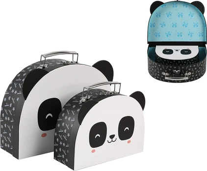 Itotal - Gift Boxes with Handle - Pandastic - 2-pcs Set (XL2875)