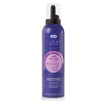 Geltonumą šalinančios putos plaukams Lisap Milano Light Scale, 250 ml