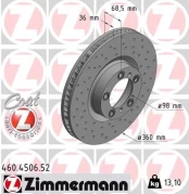 Stabdžių diskas ZIMMERMANN 460.4506.52 kaina