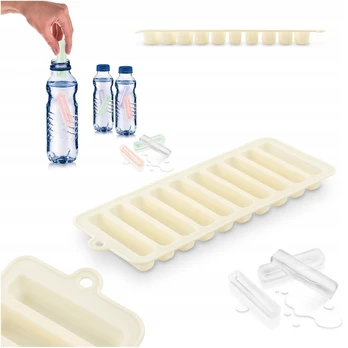 Silikoninė ledukų forma Tadar Silico Sticks, 10 ledo lazdelių, 7 × 1,5 × 2 cm