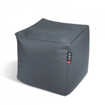 Pufas Qubo™ Cube, dirbtinė oda, pilkas
