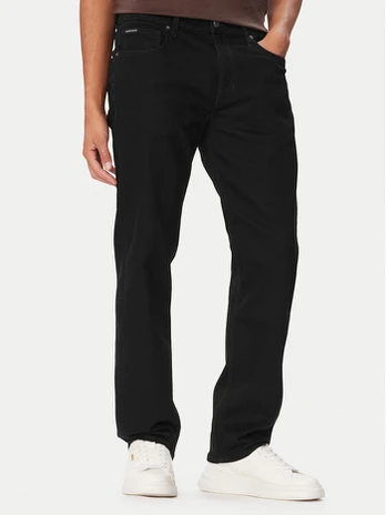 Guess Jeans Džinsai M6BA1B D1832 Juoda Straight Leg