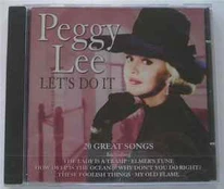 CD Peggy Lee - Let's Do It - 20 Great Songs