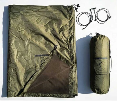 Bushmen Thermo Blanket / Thermo Ponco / Hammock Quilt Olive 750g