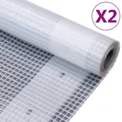 Leno tentai, 2vnt., baltos spalvos, 3x4m, 260g/m² kaina