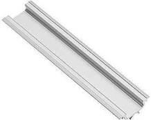 LED kampinis aliuminio profilis GLAX sidabrinis 2 m