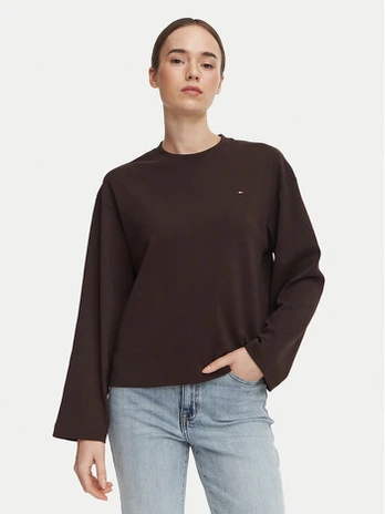 Tommy Hilfiger Palaidinė WW0WW51740 Ruda Relaxed Fit