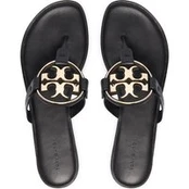 Tory Burch Šlepetės per pirštą 167568 Juoda