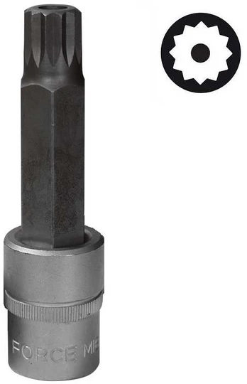 Force Dvylikakampis-galvutė Spline M16 1/2"