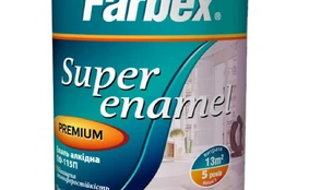 Alkidinė emalė FARBEX PF-115P, 0,9 l, žalios spalvos kaina