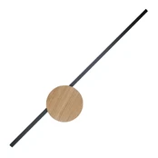 Sieninis LED šviestuvas JAVA II BLACK WOOD, LED 36W kaina