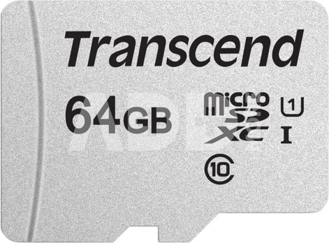 TRANSCEND 64GB UHS-I U1 SILVER MICROSD W/O ADAP