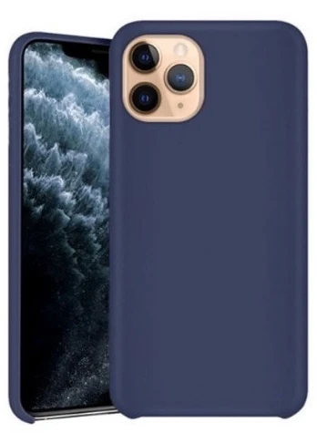 Mocco Ultra Slim Soft Matte 0.3 mm Silicone Case for Apple iPhone 12 Pro Max Blue