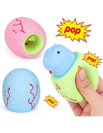 Dinozauras squishy minkomas antistresinis žaislas 3 vnt.